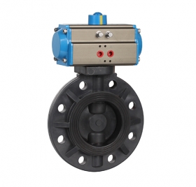 塑料气动蝶阀ZMAD71XS