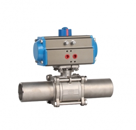 焊接加长型气动球阀ZMAQ61FJC