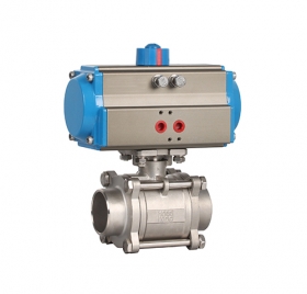 焊接三片式气动球阀ZMAQ61F