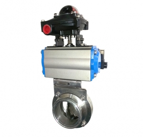 气动卫生级蝶阀