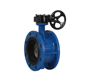 法兰式软密封蜗轮蝶阀ZMD341X